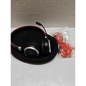 Jabra Evolve 65 HSC018W Headset w/ USB Cord For Charging.